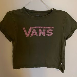 Vans cropped shirt